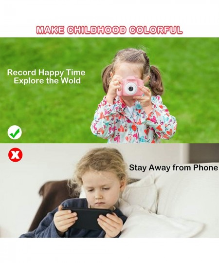 Upgrade Kids Camera for Toddlers Christmas Birthday Gifts for Age 3-9 Girls and Boys HD Digital Video Camera Mini Play Camera...