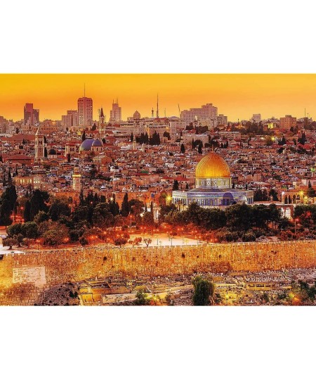 Red 3000 Piece Puzzle - The Roofs of Jerusalem/Fototeca $56.32 - Jigsaw Puzzles