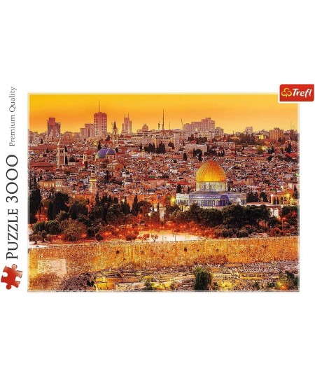 Red 3000 Piece Puzzle - The Roofs of Jerusalem/Fototeca $56.32 - Jigsaw Puzzles