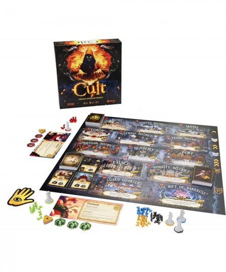 Cult: Choose Your God Wisely - Strategy Board Games - 2-5 Players- Ages 12+ $111.59 - Board Games