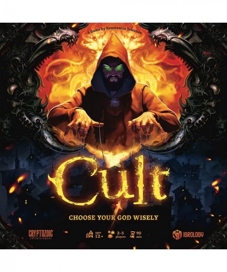 Cult: Choose Your God Wisely - Strategy Board Games - 2-5 Players- Ages 12+ $111.59 - Board Games