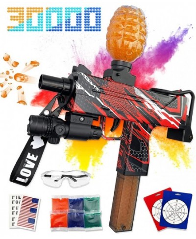 Electric Gel Blaster Splatter Ball Blaster Uzi Gel Ball Blaster with 30000+ Gel Balls for Outdoor Shooting Team Game Toys for...