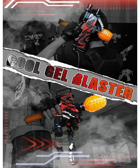 Electric Gel Blaster Splatter Ball Blaster Uzi Gel Ball Blaster with 30000+ Gel Balls for Outdoor Shooting Team Game Toys for...