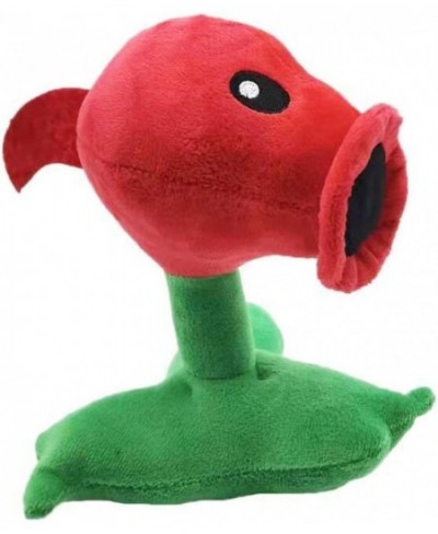 Plants vs Zombies PVZ Fire Peashooter Plush Stuffed Toys Doll Soft Game Toy Gifts for Kids Children 17cm $21.21 - Plush Figur...