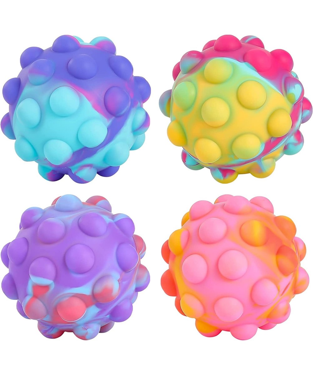 Pop Ball It Fidget Toys 4 PCS 3D Squeeze Pop Ball Its Fidget Toy Fidgets Party Favors Easter Basket Stuffers Poppers Sensory ...