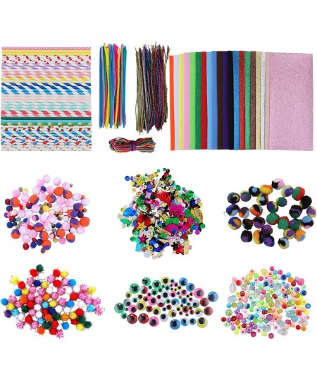 Arts and Crafts Vault Supplies Materials Library Box Set for Gift Girls Boys Ages 4 5 6 7 8 9-12 1000pcs+ Toddler Craft New Y...