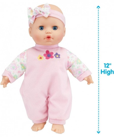 Sweetie Doll Includes Diaper Pajamas Headband and Bottle Soft-Bodied 12 inch Doll with Open and Close Eyes Ages 12 Months and...