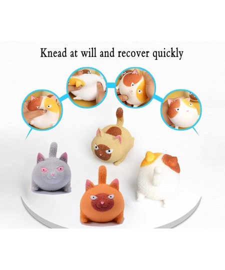 Squishy Angry Cat Stress Relief Toys Pinch Squeeze Relieve Stress Anxiety Bad Mood Relieve Stress Toys Cute Soft Relieve Fidg...