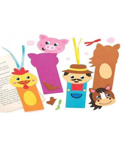 AX102 Farm Bookmark Kits - Pack of 6 Color in Kits for Kids Arts and Crafts Projects $18.49 - Craft Kits