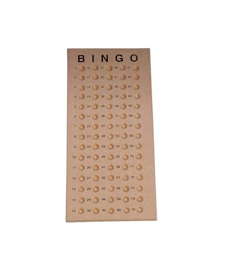 Bingo Masterboard-Molded Solid Wood Board $28.96 - Casino Equipment