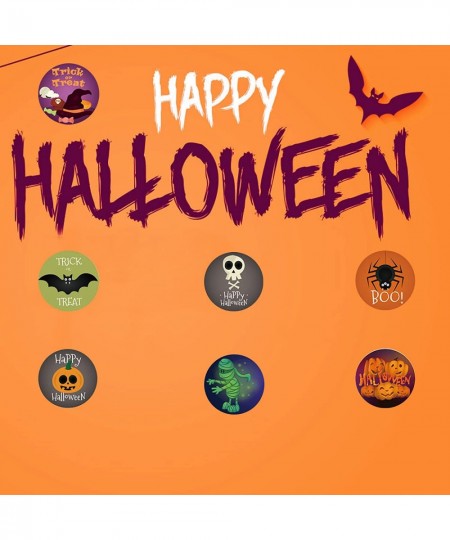 Halloween Stickers for Kids 1000 Pcs Halloween Pumpkin Bat Witch Spider Stickers Roll 24 Vibrant Colors and Designs Halloween...