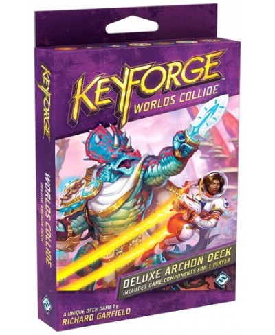 KeyForge Worlds Collide Deluxe Deck Expansion | Fast-Paced Card Came | Strategy Game for Adults and Teens | Ages 14+ | 2 Play...