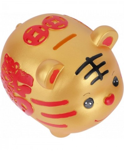 Tiger Piggy Bank Coin Saving Pot Plastic Money Box Tiger Figurine Chinese Zodiac Souvenir for Children Friends Lovers Birthda...