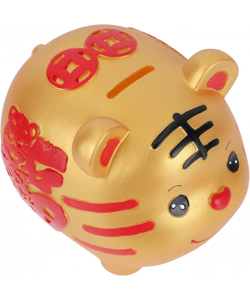 Tiger Piggy Bank Coin Saving Pot Plastic Money Box Tiger Figurine Chinese Zodiac Souvenir for Children Friends Lovers Birthda...