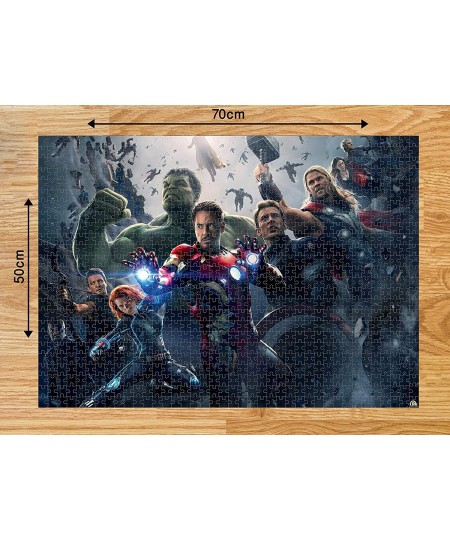 1000 Piece Puzzle for Adults Super Heroes Jigsaw Puzzles Ultra HD Quality with Hint 2022 $44.16 - Jigsaw Puzzles