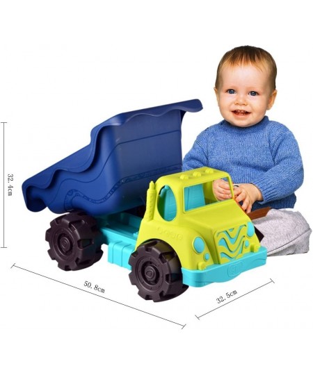 Colossal Cruiser – 20” Large Sand Truck – Beach Toy Dump Trucks for Kids 18 M+ (Lime/Navy) $44.91 - Sandboxes & Beach Toys