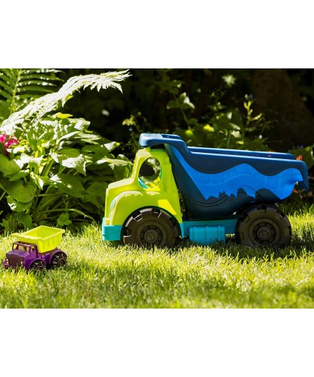 Colossal Cruiser – 20” Large Sand Truck – Beach Toy Dump Trucks for Kids 18 M+ (Lime/Navy) $44.91 - Sandboxes & Beach Toys