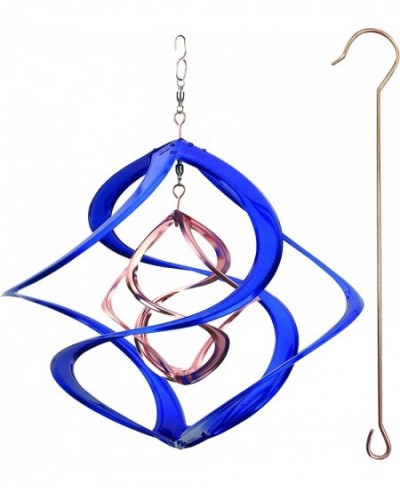 91093 14-Inch Cosmix Helix Wind Spinner Deluxe with Hanger Blue & Copper Finish $68.41 - Kites & Wind Spinners