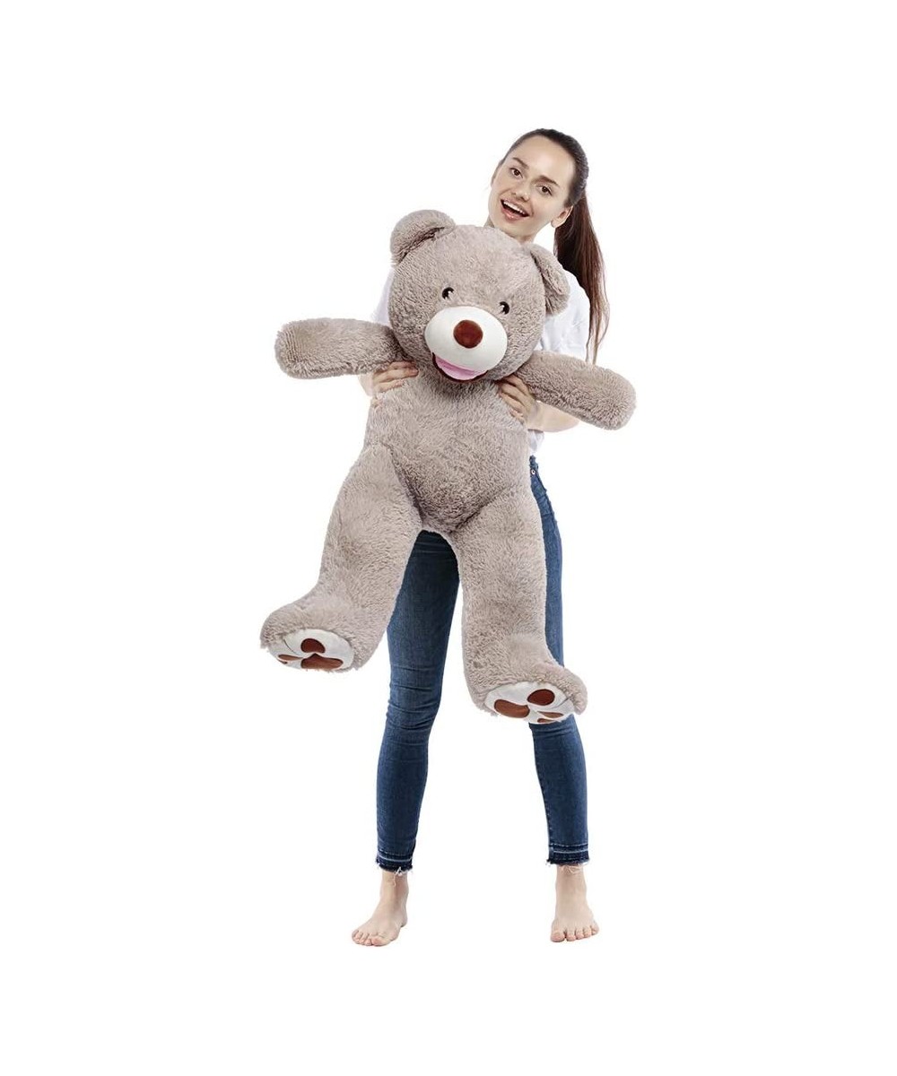 Teddy Bears Stuffed Animal Plush Toy with Footprints Big Bear Life Size for Girlfriend Grey (1m/39inch) $57.90 - Stuffed Anim...