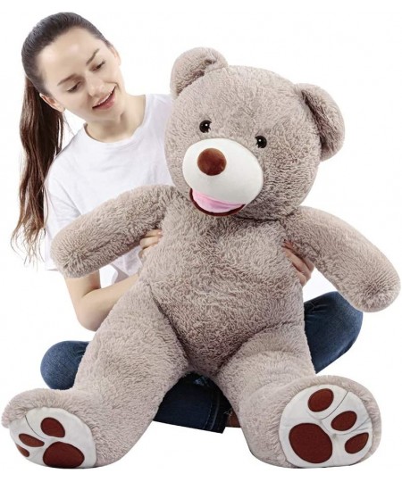 Teddy Bears Stuffed Animal Plush Toy with Footprints Big Bear Life Size for Girlfriend Grey (1m/39inch) $57.90 - Stuffed Anim...