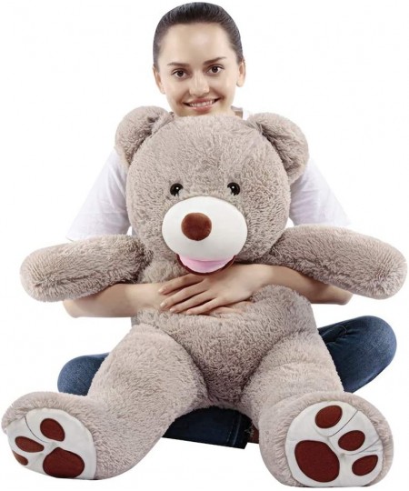 Teddy Bears Stuffed Animal Plush Toy with Footprints Big Bear Life Size for Girlfriend Grey (1m/39inch) $57.90 - Stuffed Anim...