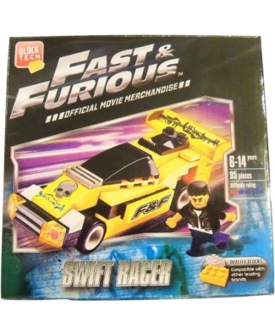 Fast and Furious Build Your Own Vehicle ~ Swift Racer (95 Pieces Official Movie Merchandise) $16.99 - Toy Building Sets