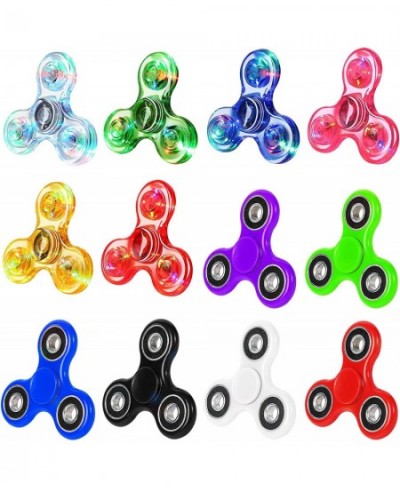 12Pack Fidget Spinners Toys LED Light up Fidget Spinner Pack-ADHD Anxiety Fidget Toys Stress Relief Reducer Spinner for Adult...