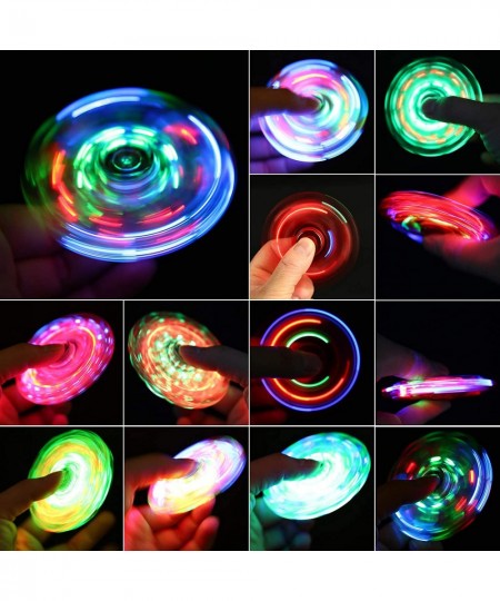 12Pack Fidget Spinners Toys LED Light up Fidget Spinner Pack-ADHD Anxiety Fidget Toys Stress Relief Reducer Spinner for Adult...