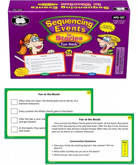 | Sequencing Events in Stories Fun Deck Flash Cards | Educational Learning Resource for Children $74.77 - Electronic Learning...