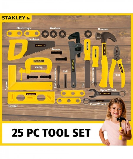 25 Piece Pretend Play Toolset $35.70 - Toy Construction Tools