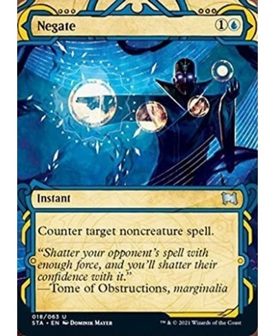 Magic: The Gathering - Negate (018) - Borderless - Foil - Strixhaven Mystical Archive $11.70 - Trading Cards & Accessories