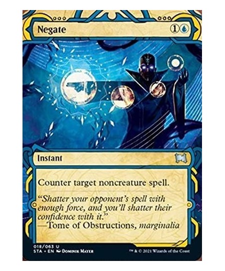 Magic: The Gathering - Negate (018) - Borderless - Foil - Strixhaven Mystical Archive $11.70 - Trading Cards & Accessories