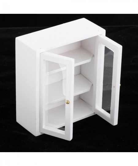 1:12 Dollhouse Bookshelf Dollhouse Wooden Cabinet Cupboard Furniture Bedroom Set Toy DIY Dollhouse Furniture $17.43 - Dollhou...