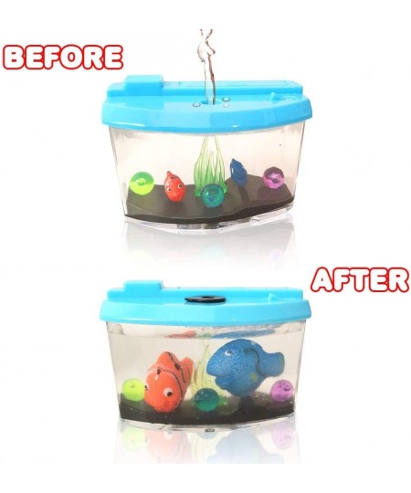 3 Inch Growing Aquarium Toy for Kids - Set of 3 - Fish Grow 5X Bigger in Water - Fun Expanding Animals - Best Gift Idea Birth...