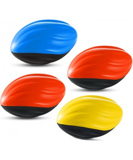 Foam Football Two-Tone Spiral Squeeze Easy Grip Vinyl Coated 5" - Assorted Colors $16.23 - Toy Sports Products