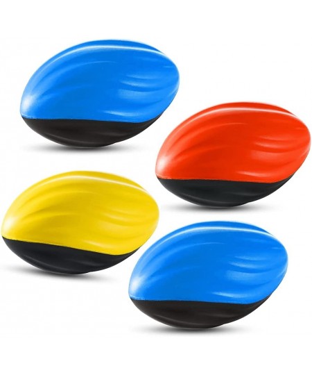 Foam Football Two-Tone Spiral Squeeze Easy Grip Vinyl Coated 5" - Assorted Colors $16.23 - Toy Sports Products