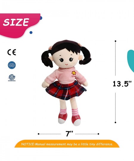 13.5'' Soft Girl Doll with Cute Tracksuits Stuffed Plush Toy Snuggle Buddy Bedtime Friends Gift for Kids Boys Girls on Christ...