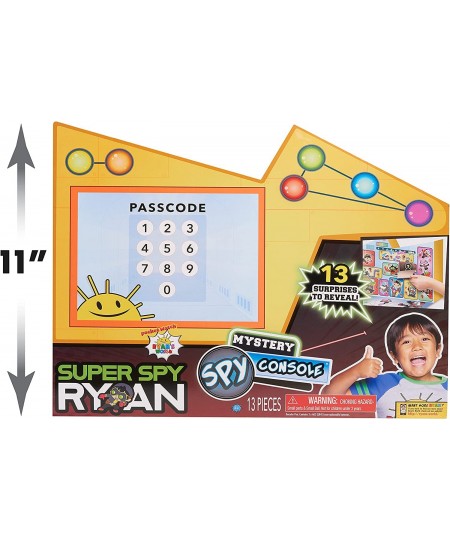 Ryan's World Super Spy Ryan Golden Console 13 surprises inside Amazon Exclusive $32.86 - Toy Electronic Spy Gear