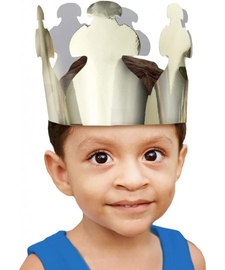 Hygloss Products Inc Gold Bright Tag Crowns Pack of 24 24 Pieces Count $40.83 - Kids' Party Hats