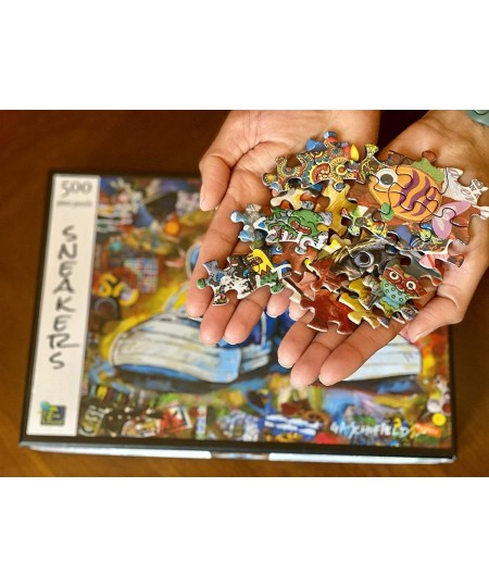 Sneakers 500 Piece Jigsaw Puzzle $34.47 - Jigsaw Puzzles