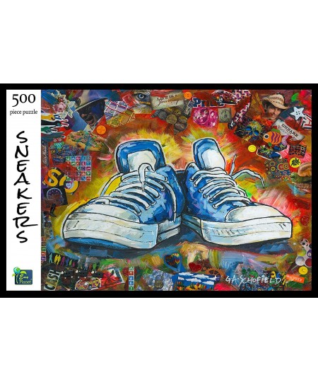 Sneakers 500 Piece Jigsaw Puzzle $34.47 - Jigsaw Puzzles