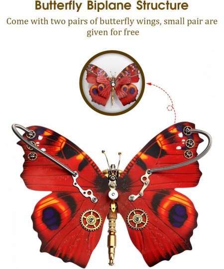 3D Metal Puzzle Peacock Butterfly Model with Replacement Wings DIY LIXT5250610XX39Q 0 $78.45 - 3-D Puzzles