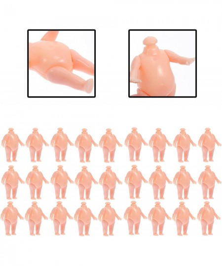 50pcs Mini Moveable Joints Doll Body Nude Doll Body Naked Doll Baby Figure Tiny Baby Figurines Without Head for DIY Doll Craf...