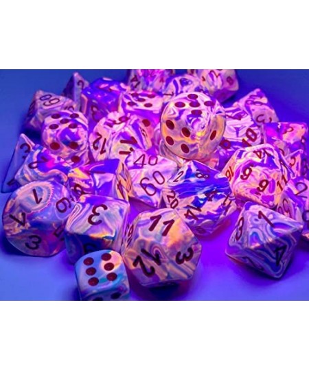 DND Dice Set - D&D Dice-16mm Festive: Pop Art & Red Limited Edition Plastic Polyhedral Dice Set-Dungeons and Dragons Dice Inc...