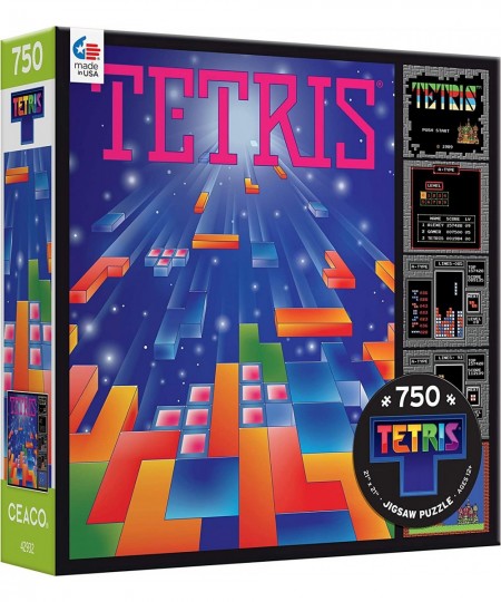 Tetris - Gaming Poster - 750 Piece Jigsaw Puzzle $20.08 - Jigsaw Puzzles