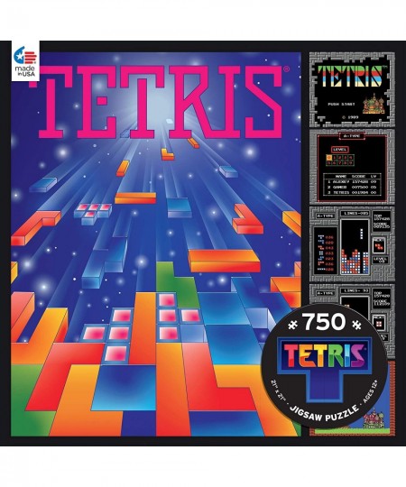 Tetris - Gaming Poster - 750 Piece Jigsaw Puzzle $20.08 - Jigsaw Puzzles