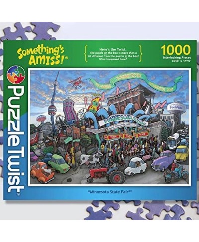 Jigsaw Puzzle | Minnesota State Fair | Something's Amiss! Series | 1000 Pieces | Hometown Pride Family Pastime $53.25 - Jigsa...