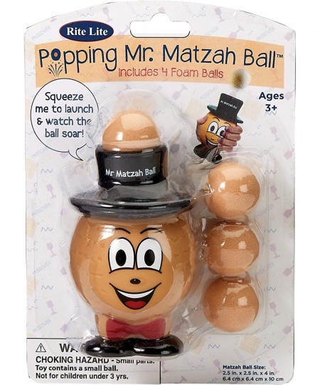 Delightful Popping Mr. Matzah Ball - Educational & Fun Toys for Kids and Adults That Remind You of Grandmas Matzo Ball Soup $...