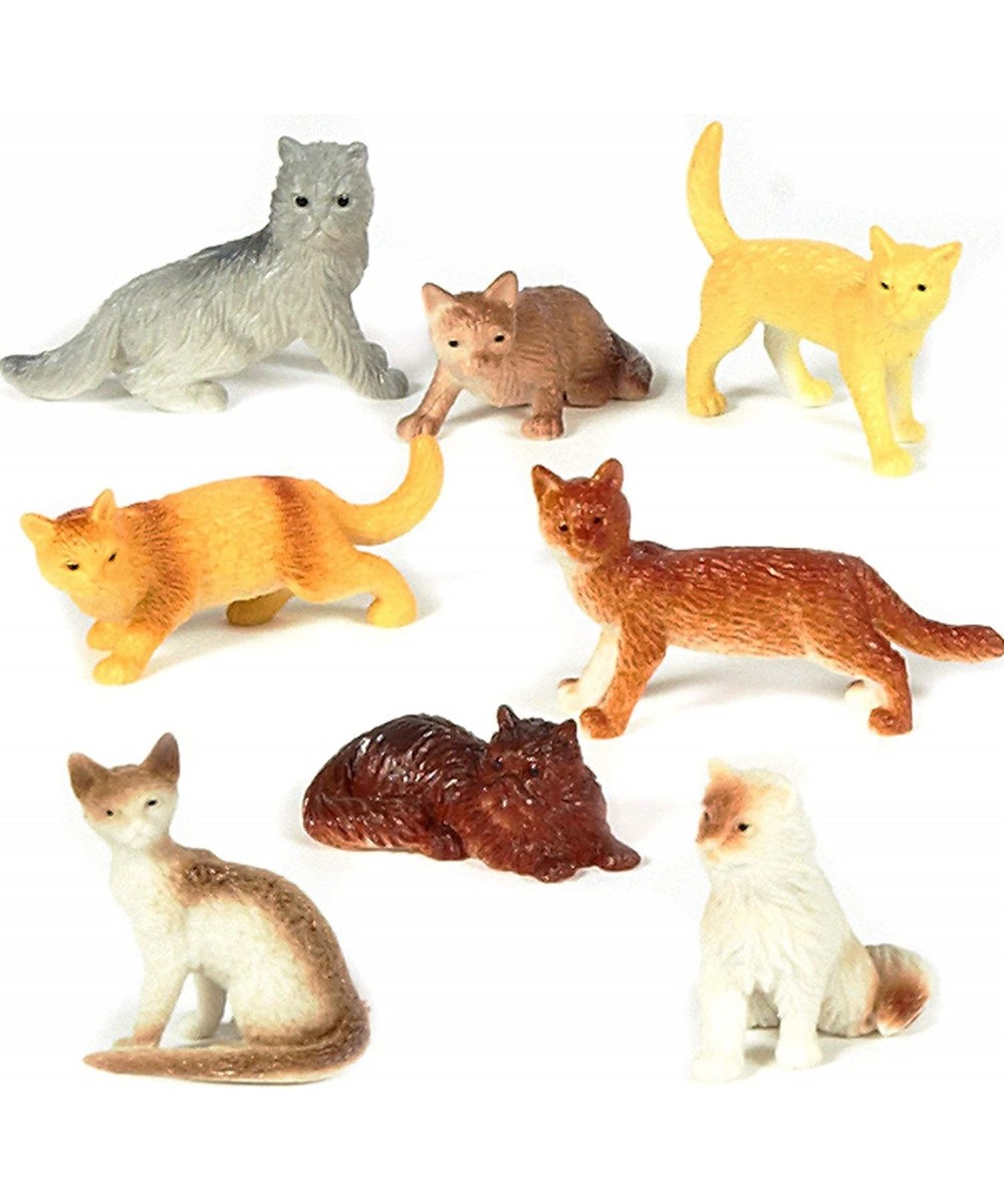 Assorted Plastic 2" Cat Figure Toys (12) $13.74 - Kids' Play Animal Figures