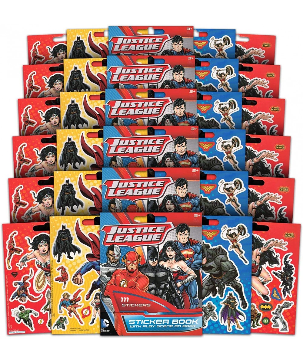 DC Justice League Sticker Set for Kids Teens Adults - Bundle with 6 Justice League Sticker Books with Over 600 Stickers (Supe...